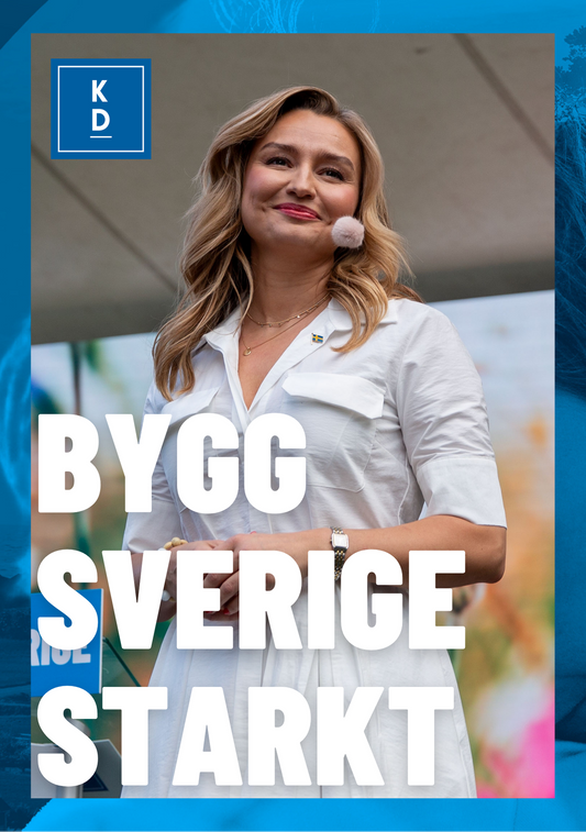 Flygblad Bygg Sverige starkt, 100-pack
