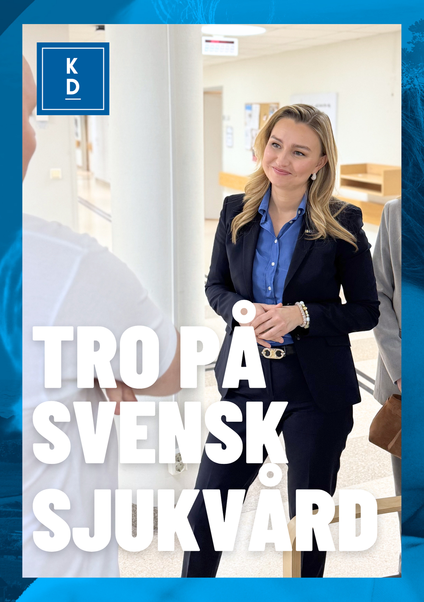 Flygblad Tro på svensk sjukvård, 100-pack